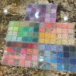 Clay head bracelet kit!! |colorful beads| |clay beads|